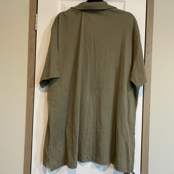 Foundry Shirt Men's 2XL Green Premium Polo Quick-Dri Short Sleeve Performance - Picture 2 of 5
